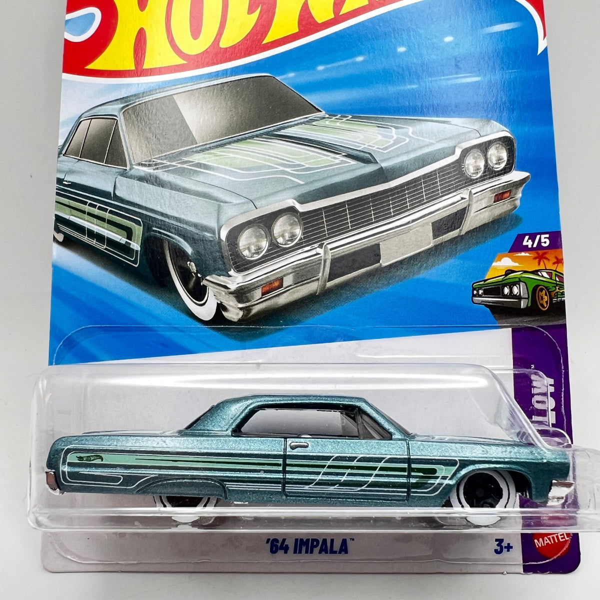 Hot Wheels 2026 HW Layin' Low '64 Impala Mint Green