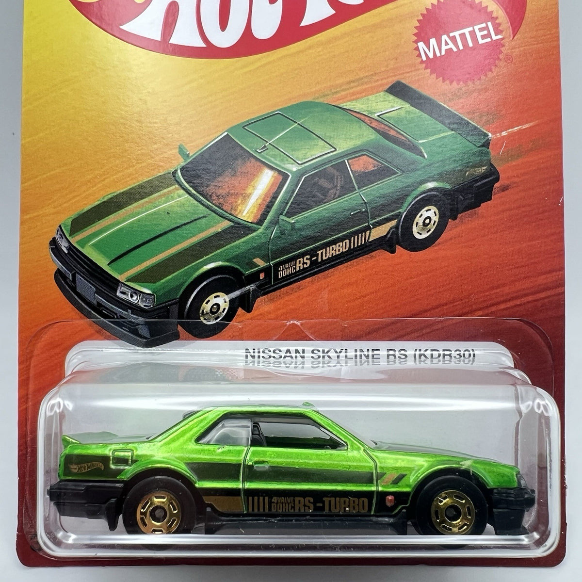 Hot Wheels The Hot Ones Nissan Skyline RS KDR30 1:64 Green Diecast Car