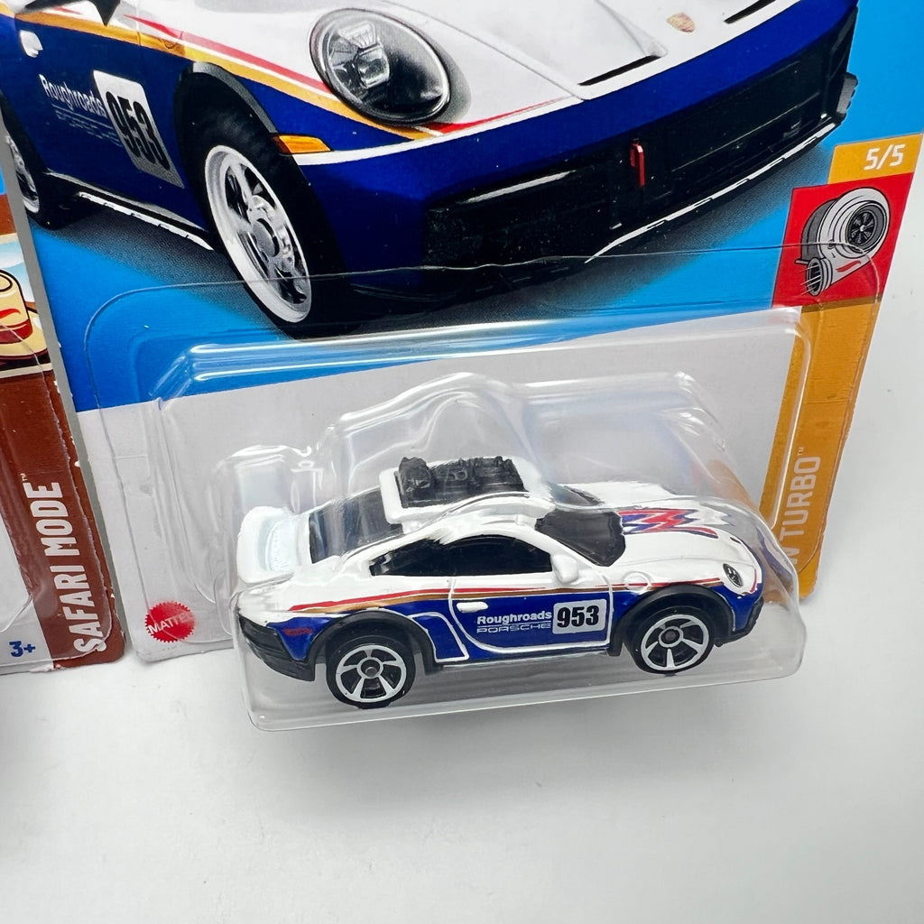Hot Wheels Porsche 911 Rallye Safari Mode + 911 Rallye HW Turbo NEW