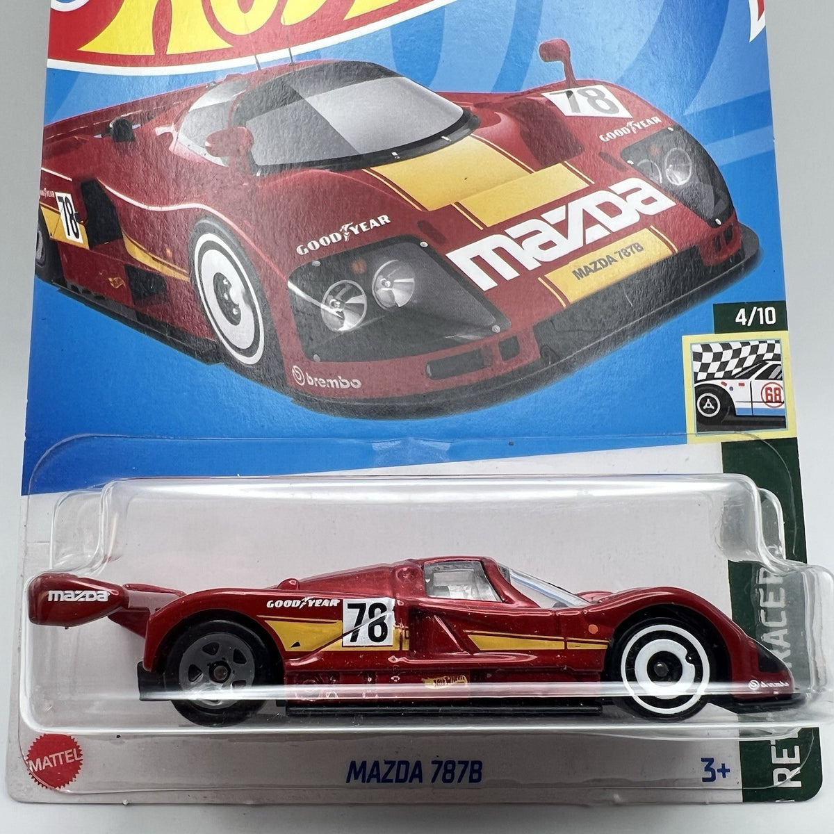 2023 Hot Wheels MAZDA 787B #28/250 HW Retro Racers 4/10 (Red)