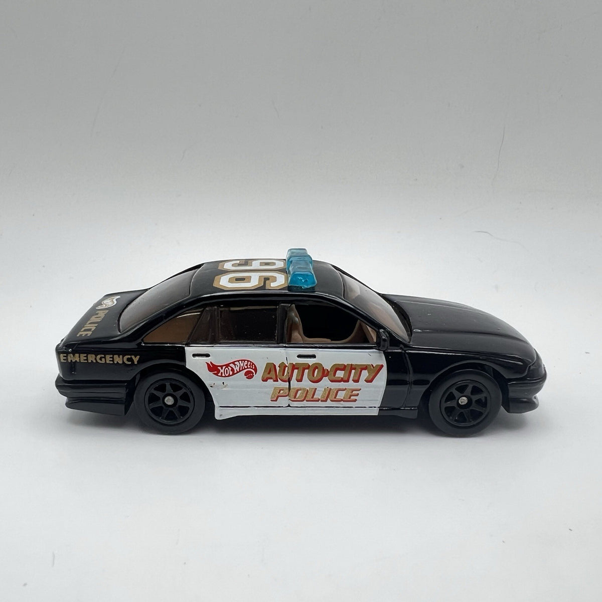 Hot Wheels Loose - Sheriff Patrol- Black 7 Spoke Hubs - Black | 163