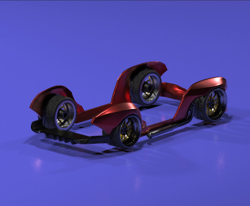 Pandem Style Wide Body Kit for Hot Wheels Shelby Cobra 427 – Resin - 3d Printed