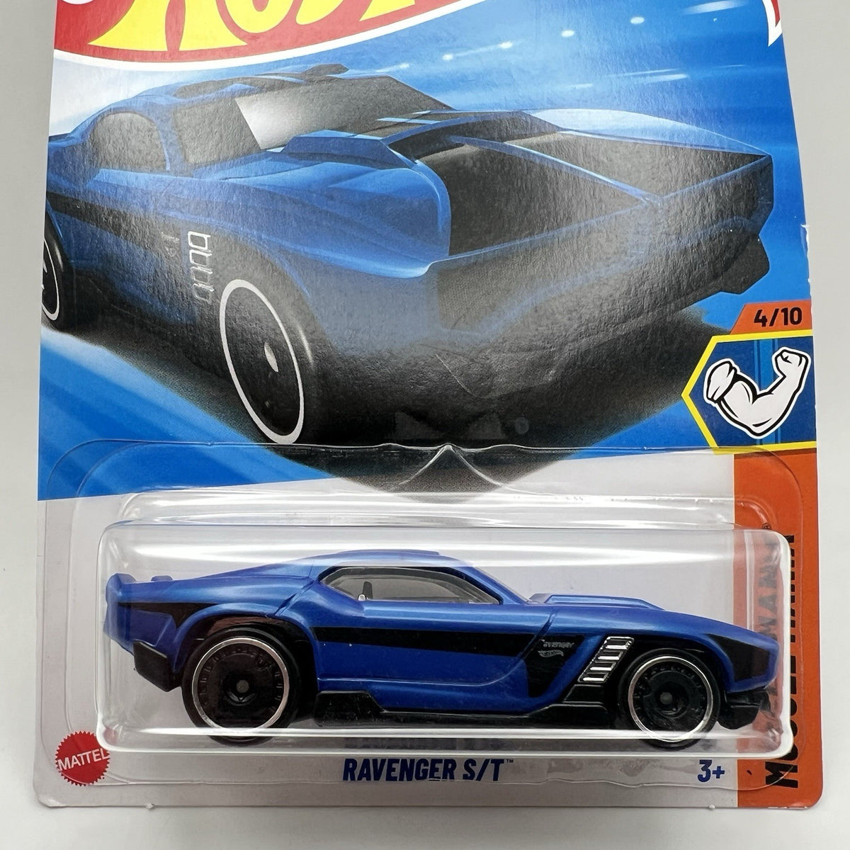2025 Hot Wheels Ravenger S/T 207/250 Blue Muscle Mania 4/10