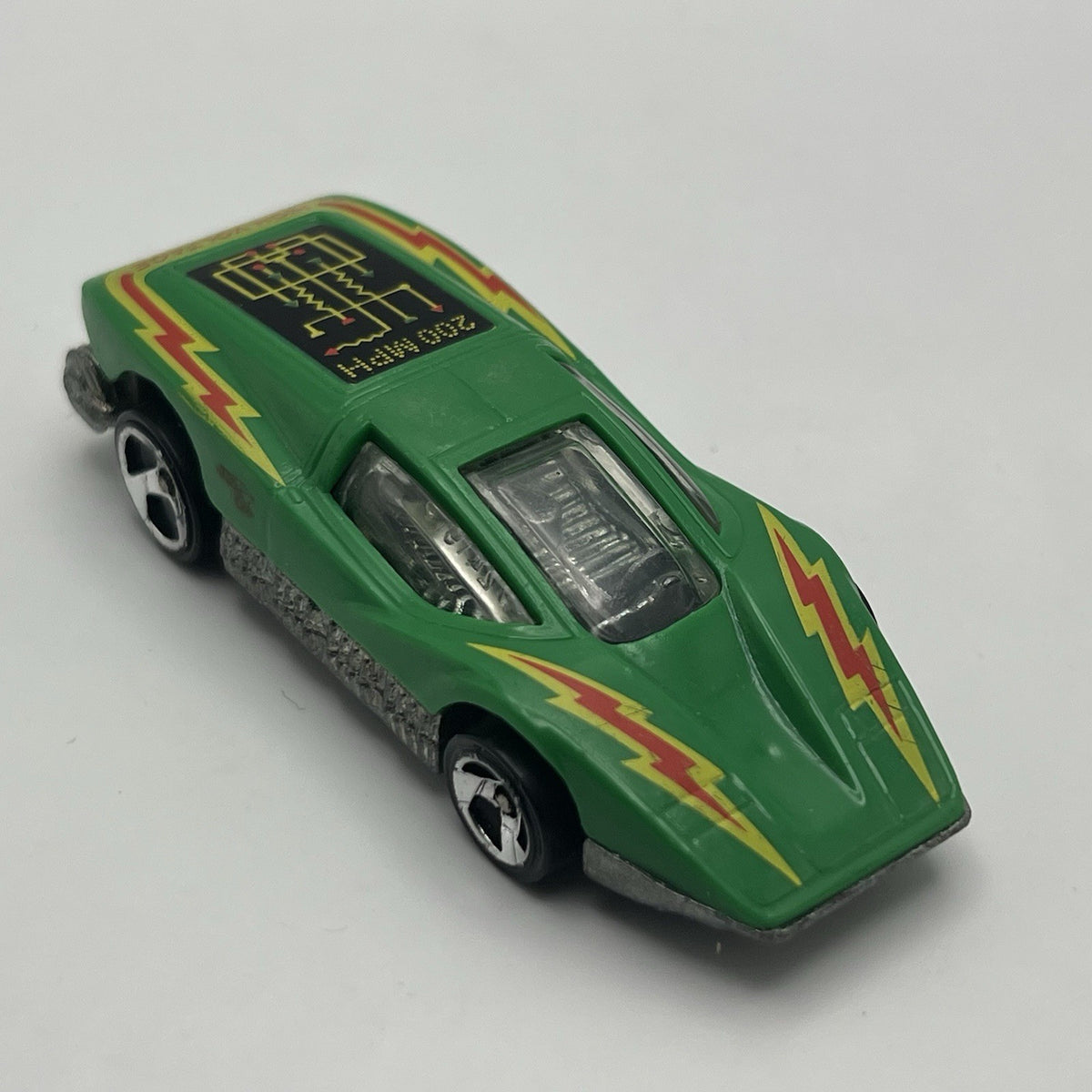 1974 Hot Wheels Green Silver Bullet. Made In Malaysia
