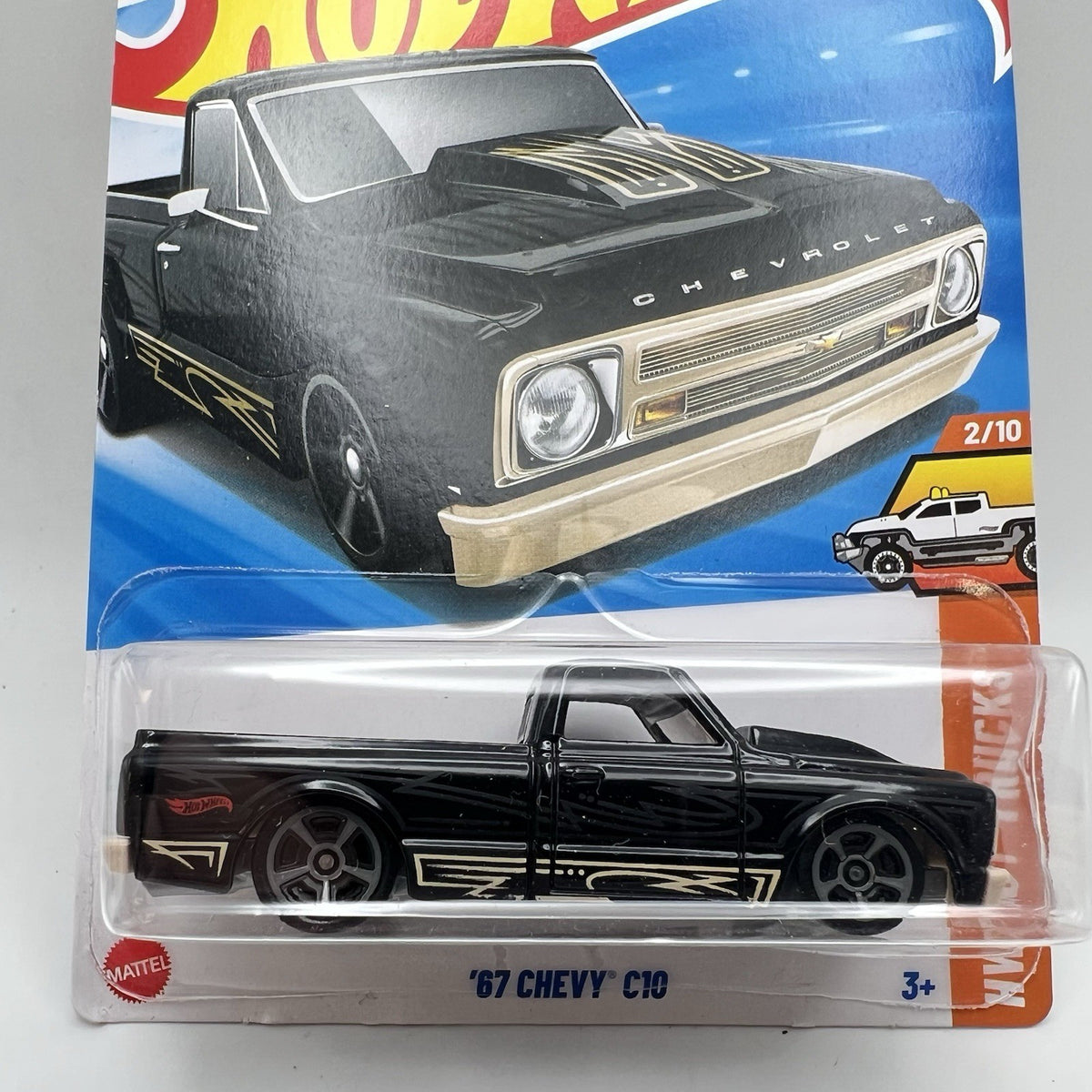 Hot Wheels '67 Chevy C10 [Black], HW Hot Trucks 2/10, 21/250  2025