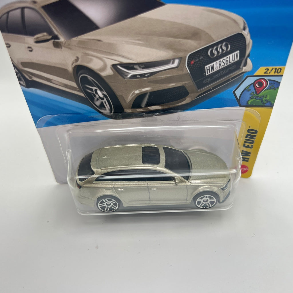 Hot Wheels '17 Audi RS 6 Avant HW Euro 2/10 Diecast Car 1:64 GOLD  66/250