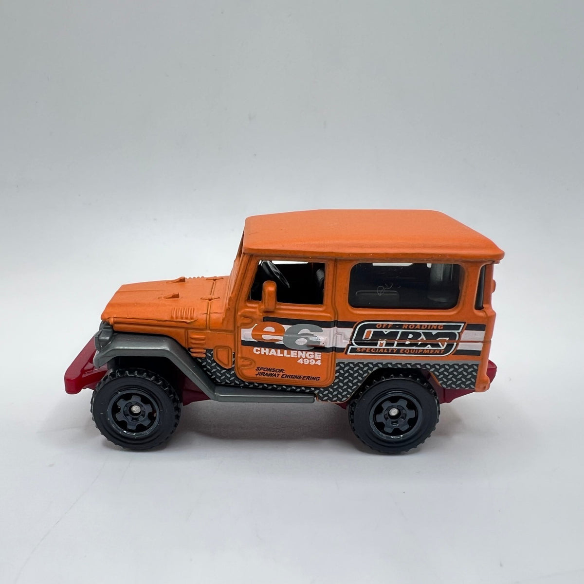 Matchbox Toyota FJ40 Land Cruiser Orange MBX Challenge LOOSE 1/64