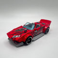 Hot Wheels Mad Manga Red #27 Hawkins Rear Wing LOOSE 1/64