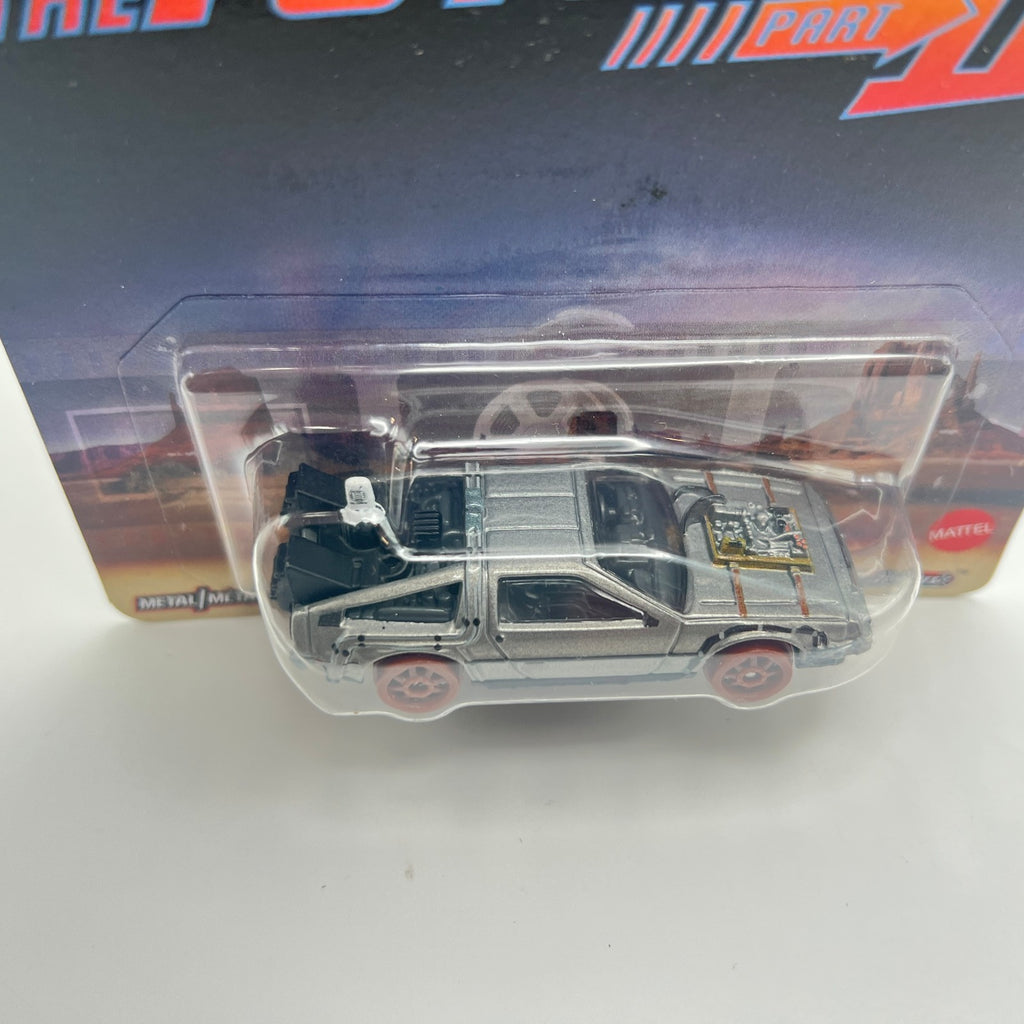 Hot Wheels Premium Back to the Future Part III Time Machine 1955 DeLorean