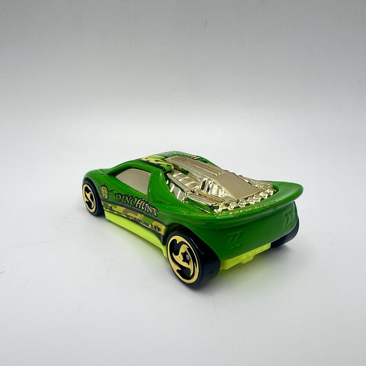 Hot Wheels Speed Blaster Dino Hunt -  1990 | Game Over Series | Green | DieCast