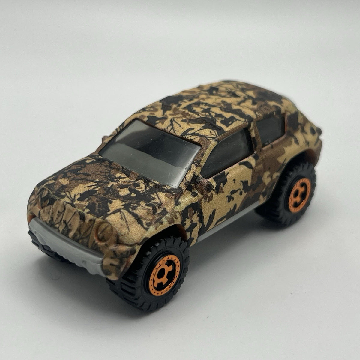 2017 MATCHBOX JEEP COMPASS BROWN CAMO CAMOFLAGE 1:59 DIECAST 2 7/8" SUV