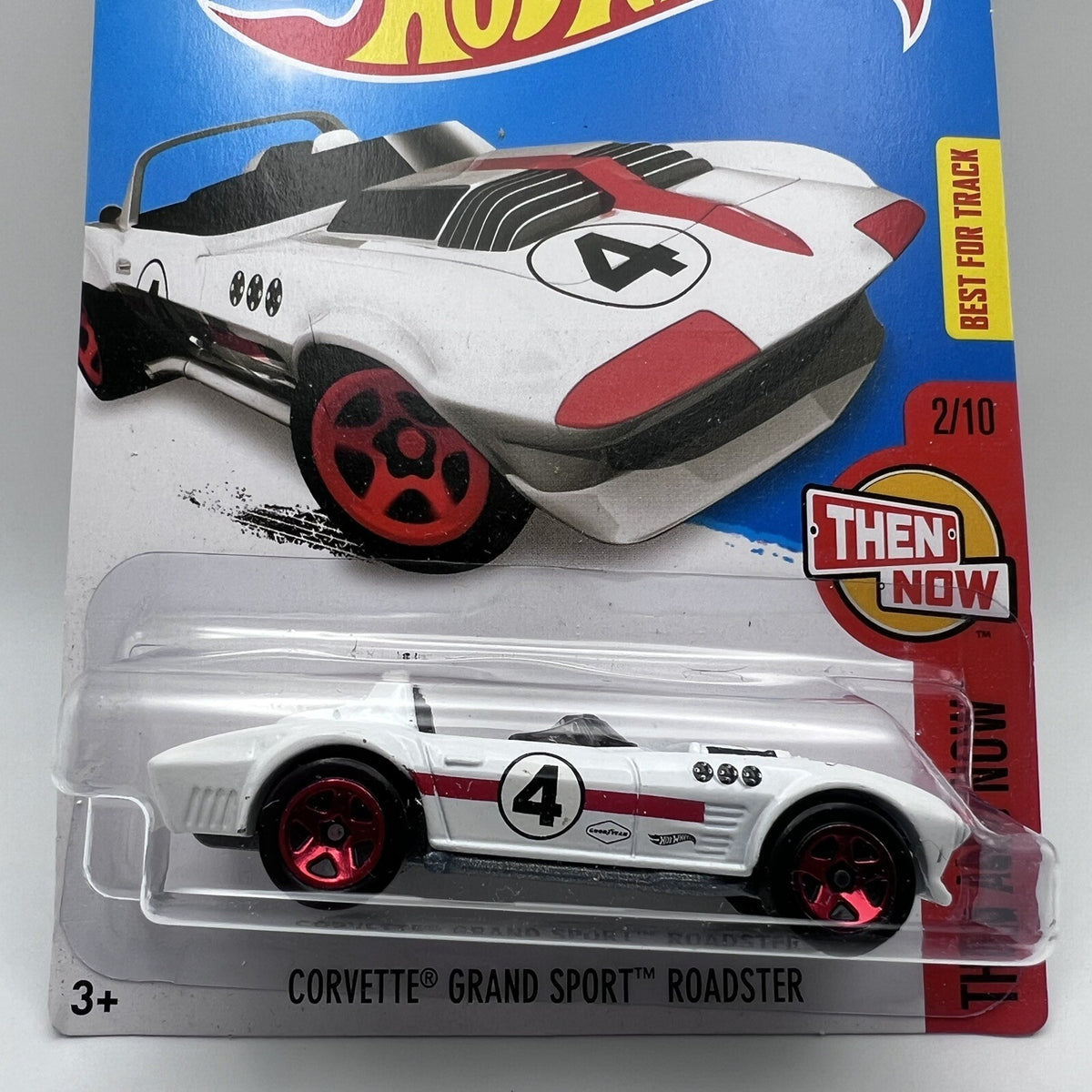2016 🔥HOT WHEELS 🛞 CORVETTE GRAND SPORT ROADSTER 2/10 THEN AND NOW 102/250