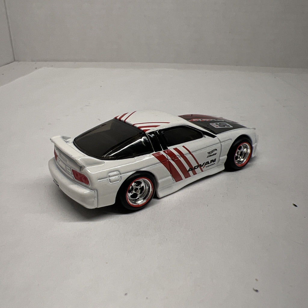 Hot Wheels Nightburnerz 7/10 1996 Nissan 180SX Type X Advan White W/Real Riders