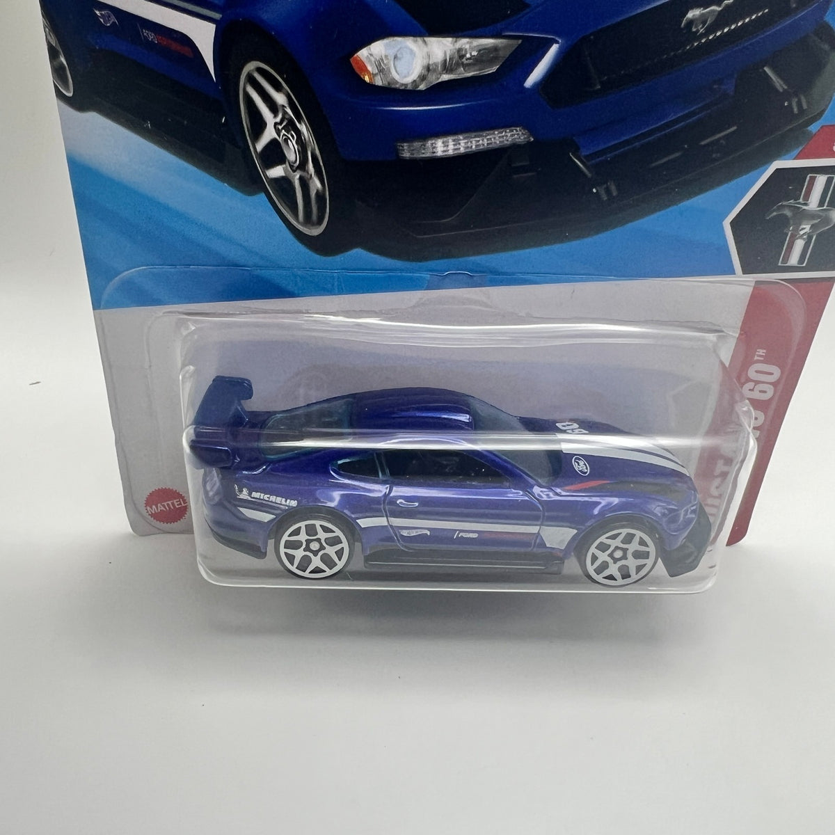 Hot Wheels Custom 18 Ford Mustang GT Blue Mustang 60 5/5 211/250 2024