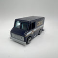 Vintage 1997 Hot Wheels Delivery Truck Dark Blue Police Force Mint