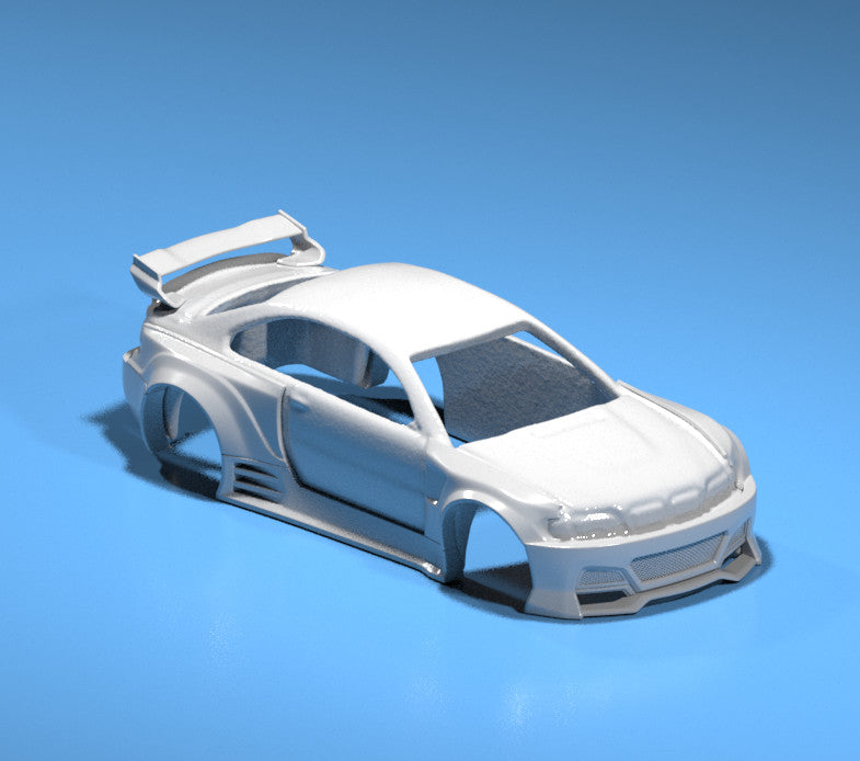 UFO Wide Body Kit for Hot Wheels BMW M3 E46 - Resin - 3d Printed