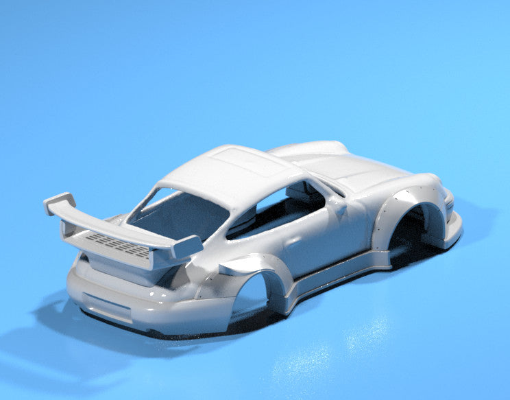 RWB Wide Body Kit for Hot Wheels 96 Porsche Carrera - Resin - 3d Printed
