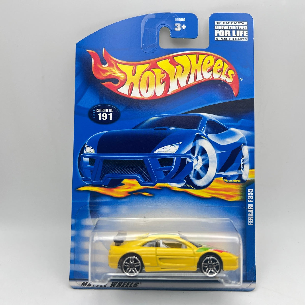Hot Wheels Ferrari F355 Yellow #191 2001 The Vault