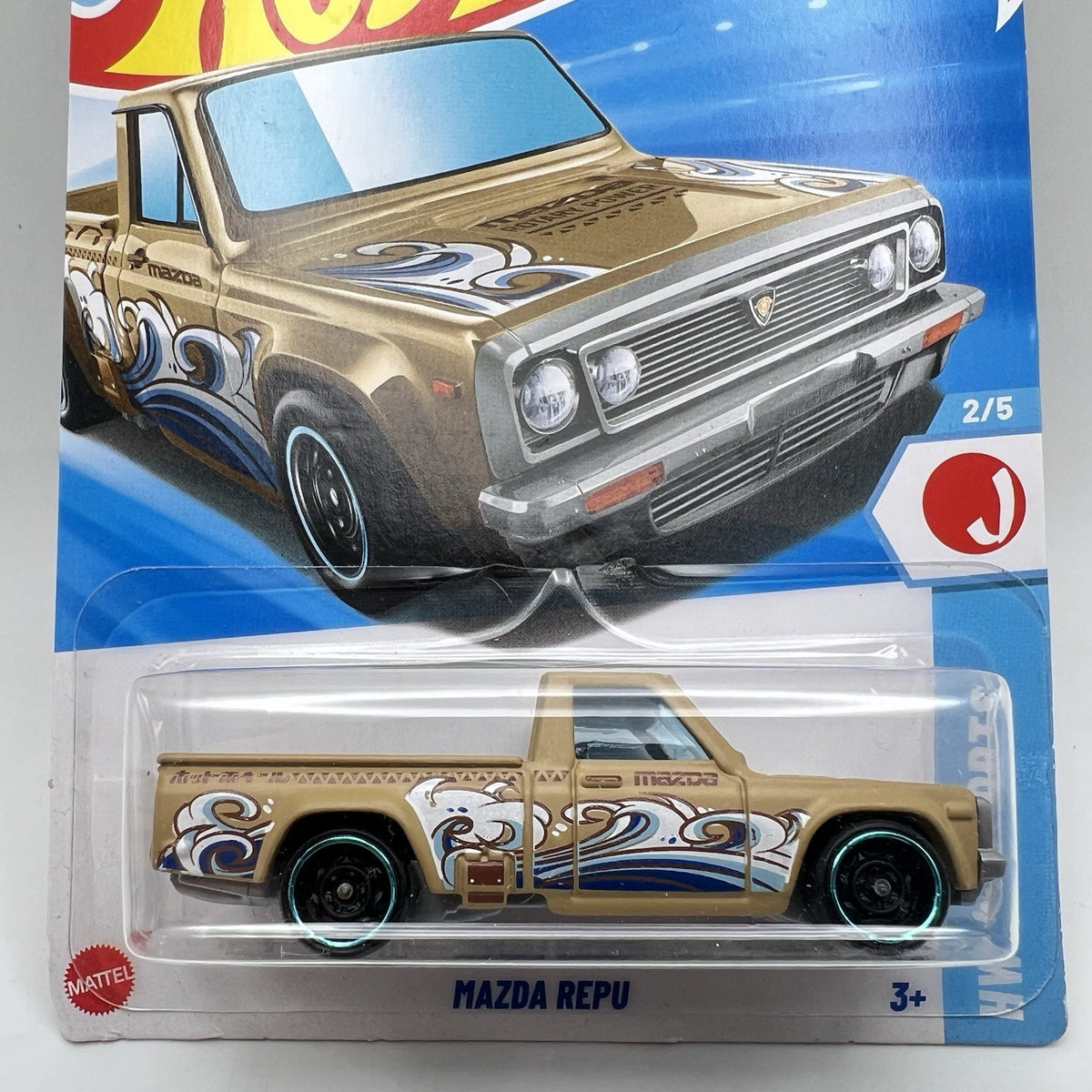 Hot Wheels 2025 HW J-Imports 2/5 047 Mazda REPU TAN Mad Mike