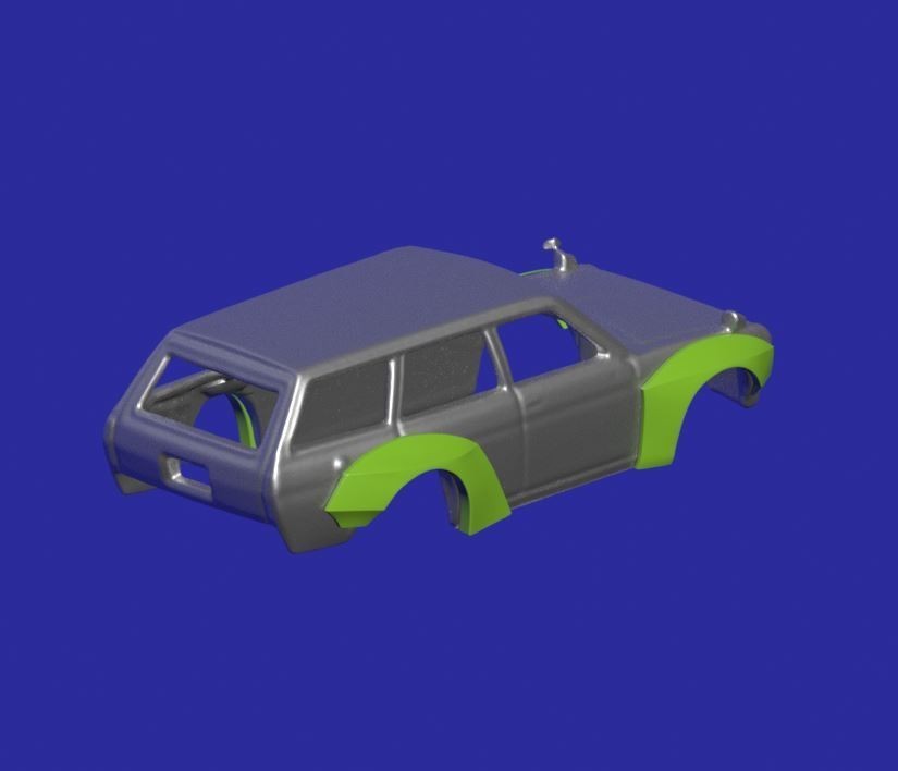 Pandem Style Wide Body Kit for Hot Wheels Datsun 510 Wagon or Sedan - Resin