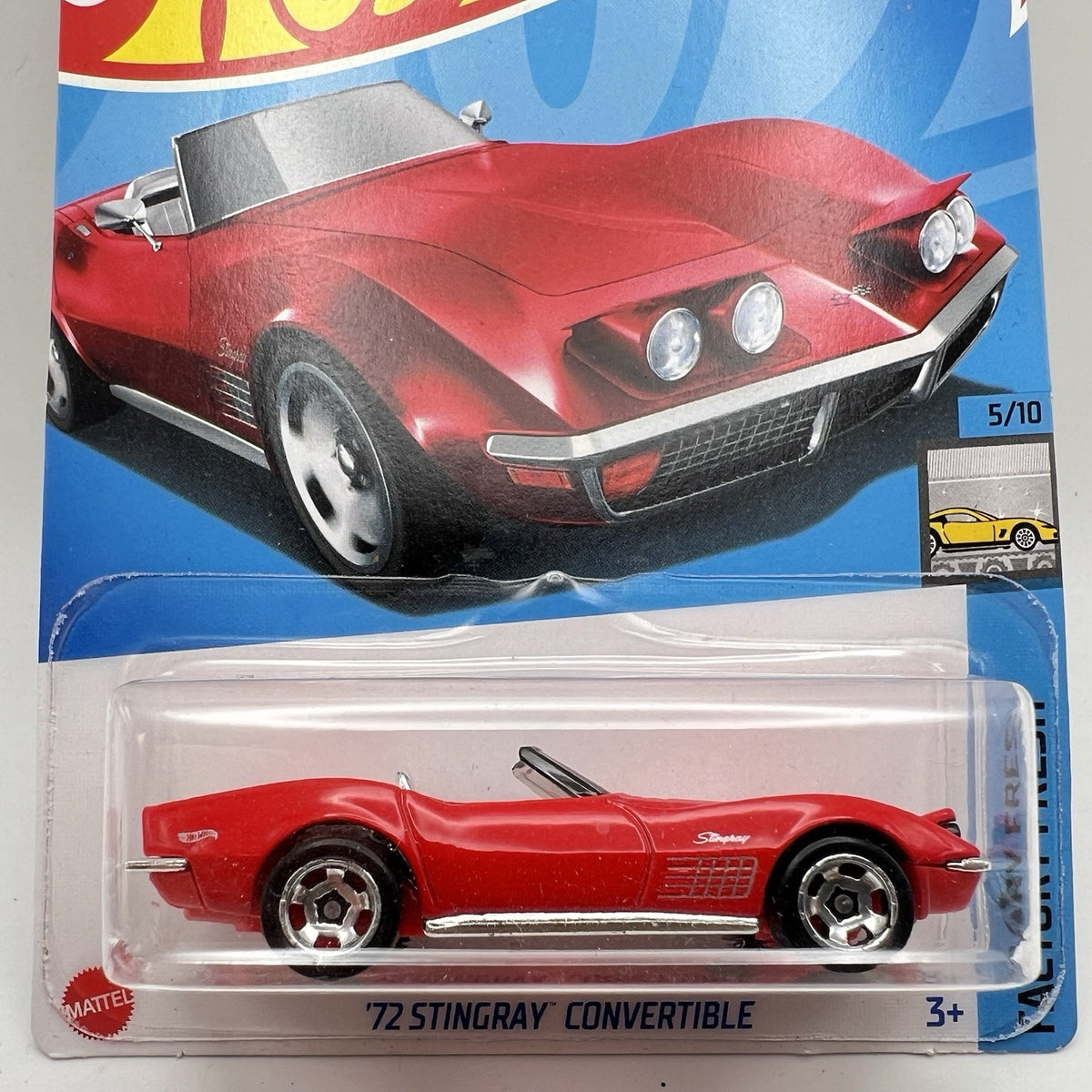 2021 Hot Wheels 72 Stingray Convertible Red 47/250  Mainline