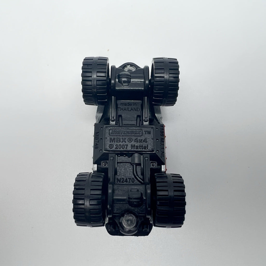 WARN INDUSTRIES 75th Anniversary 2007 MBX 4X4 💥 SILVER METALLIC  Matchbox Loose