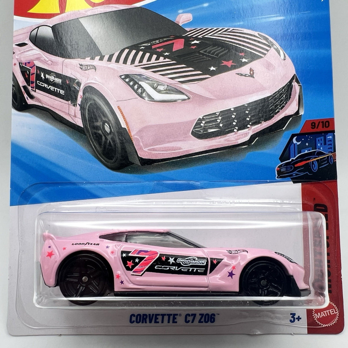 Hot Wheels Nightspeed 9/10 Corvette C7 Z06 113/250 Pink