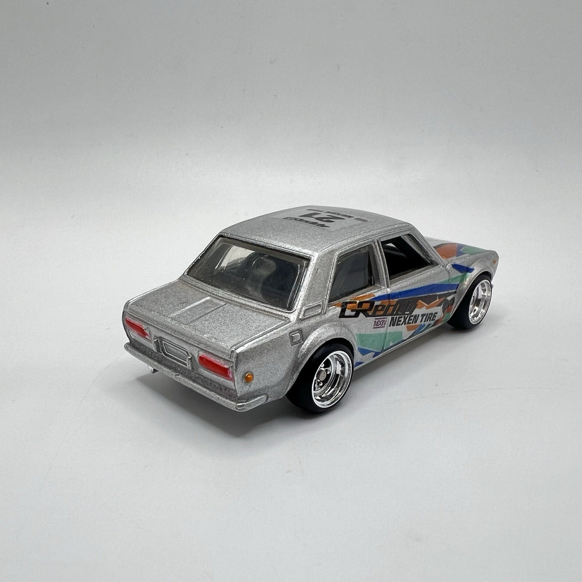 Hot Wheels '71 DATSUN 510 ALL CUSTOM! Full Paint And Real Riders