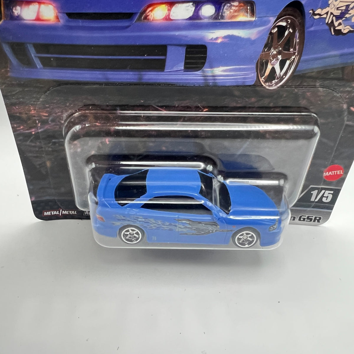 Hot Wheels Premium Custom Acura Integra Sedan GSR Fast and Furious 1/5
