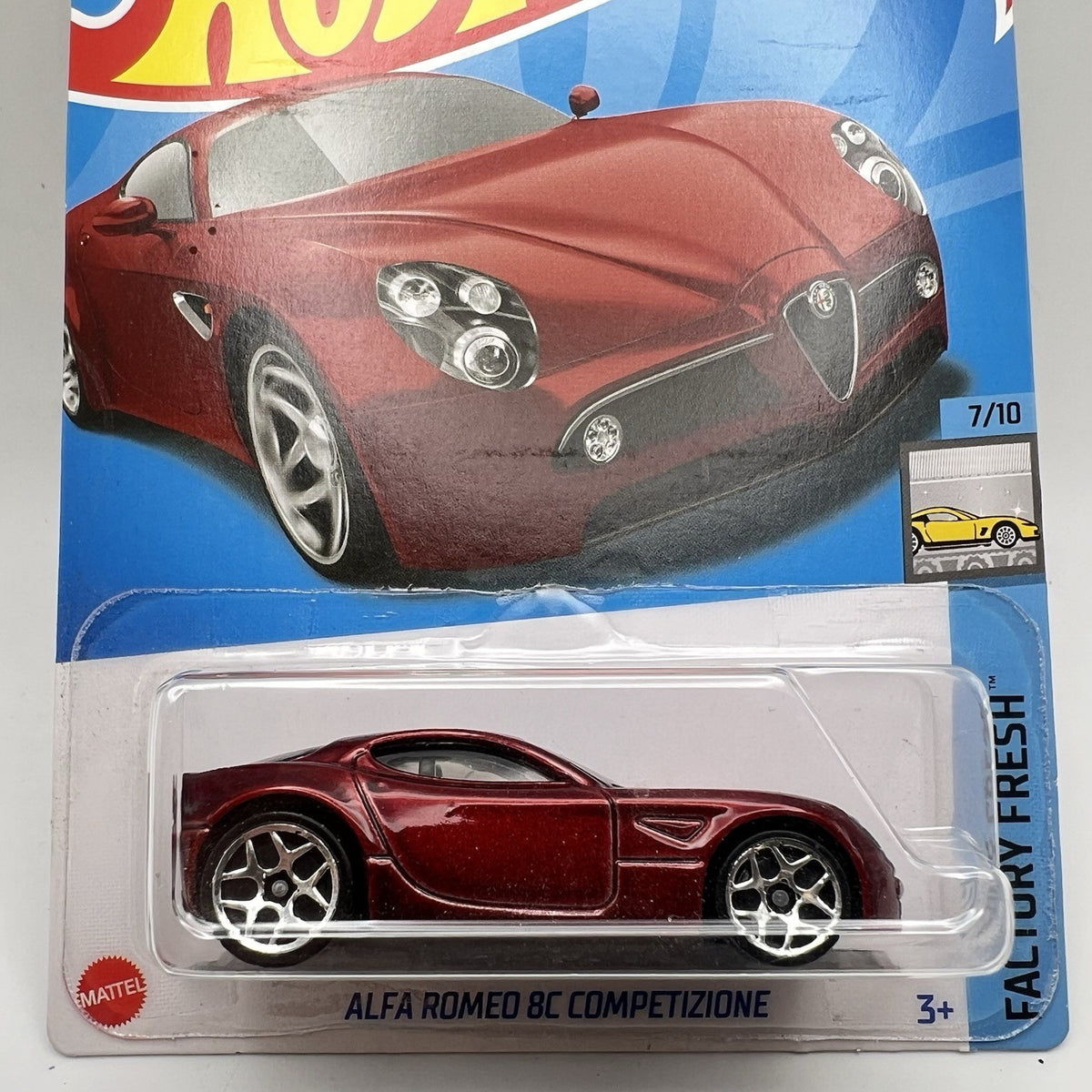 #156 Alfa Romeo 8C Cometizione 2022 Hot Wheels Case H Main Line Red