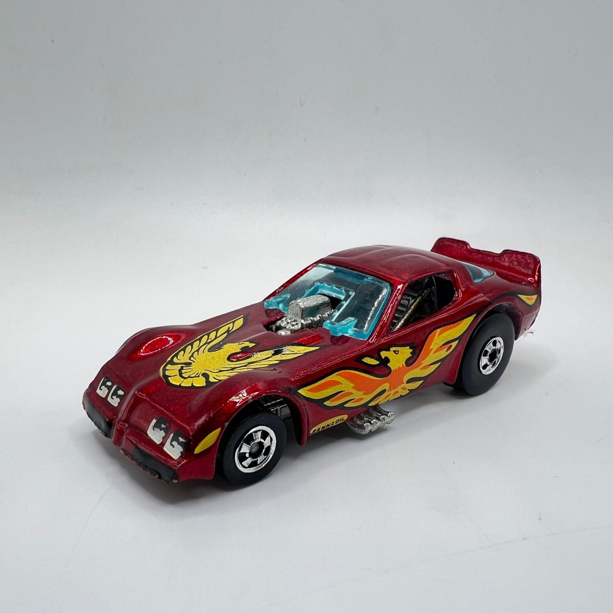 Hot Wheels Firebird Funny Car Red Pennzoil Blackwall Vintage LOOSE 1/64