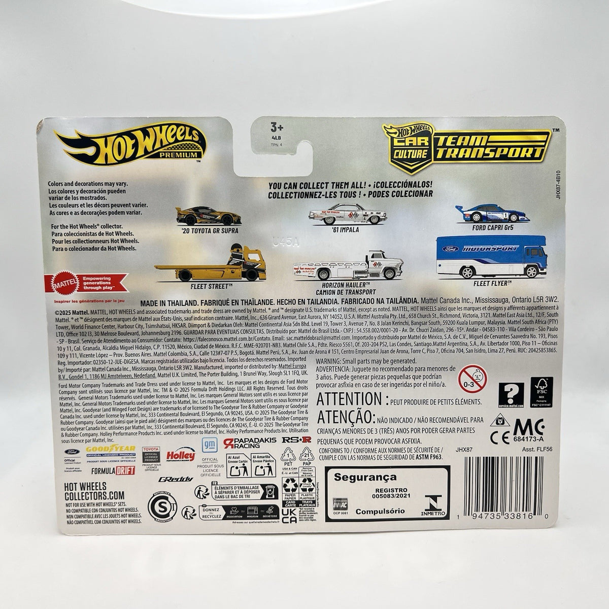 Hot Wheels Premium 2025 Team Transport '20 Toyota GR Supra Fleet Street #86