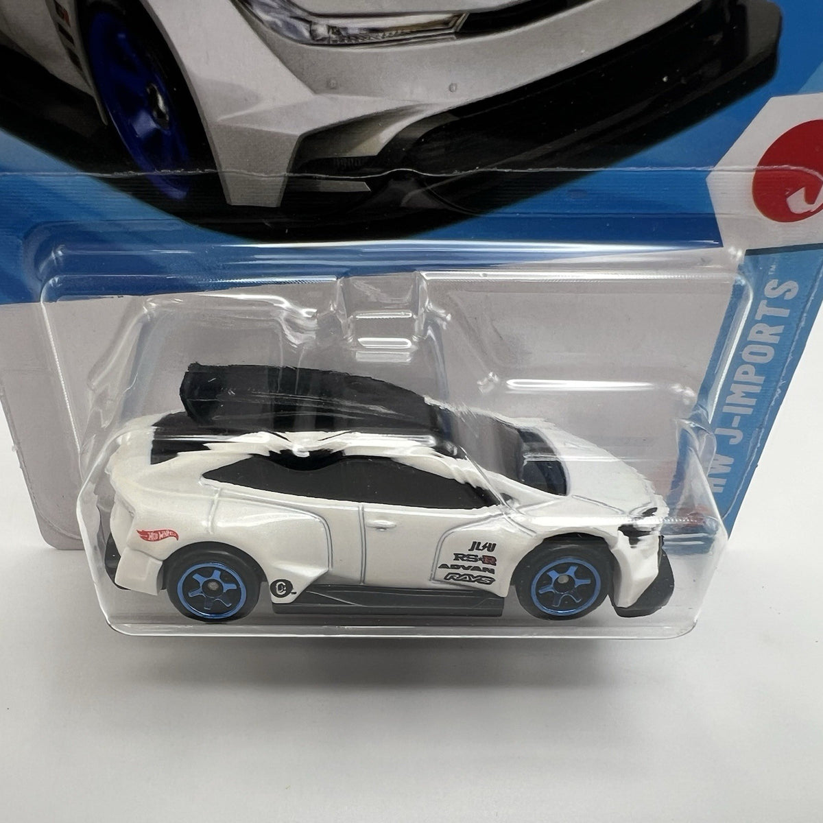 Hot Wheels TOYOTA PRIUS CUSTOM, White, HW J-Imports, Tinted Windows **NEW 2026