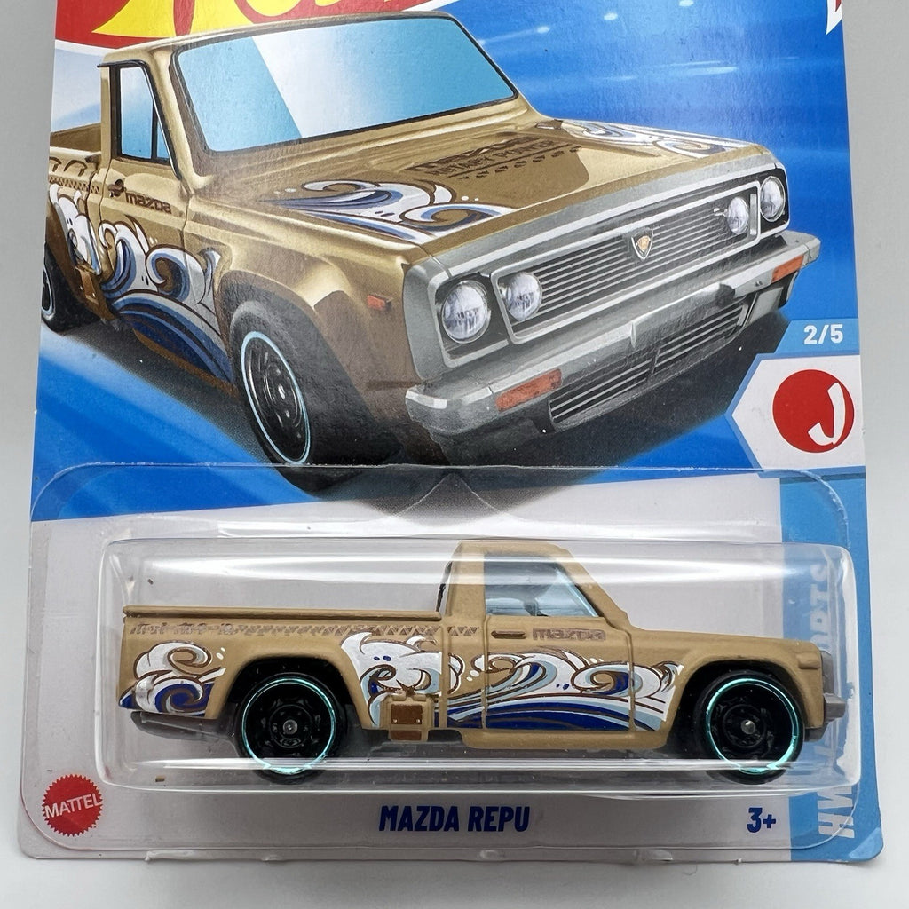 Hot Wheels 2025 HW J-Imports 2/5 047 Mazda REPU TAN Mad Mike