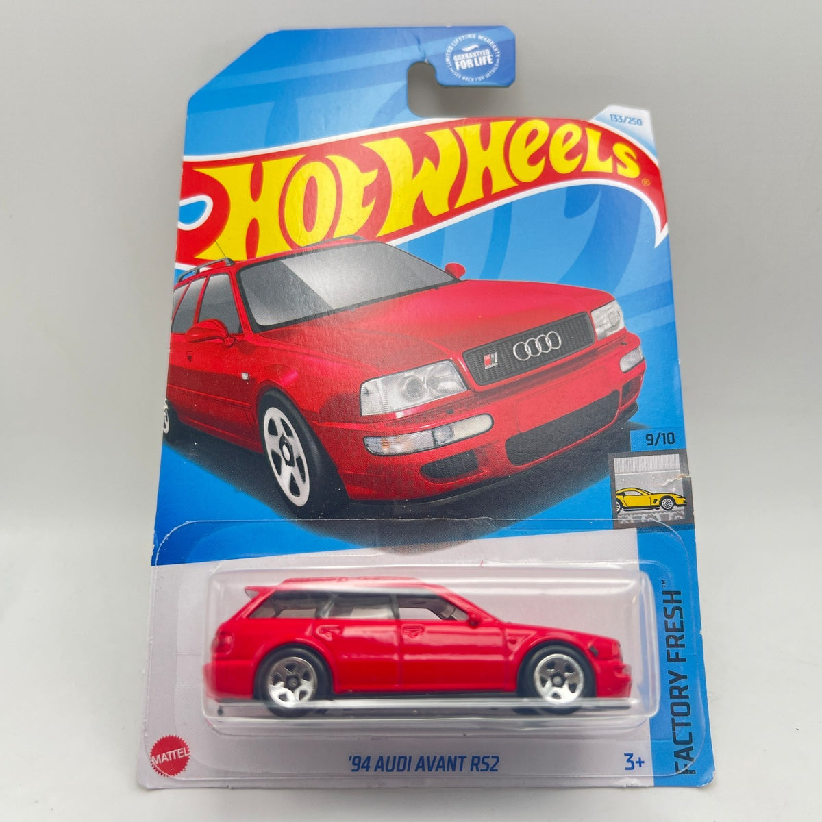 Hot Wheels '94 Audi Avant RS2 Lot of 3 Red 133/250 + White + Maroon 29/250