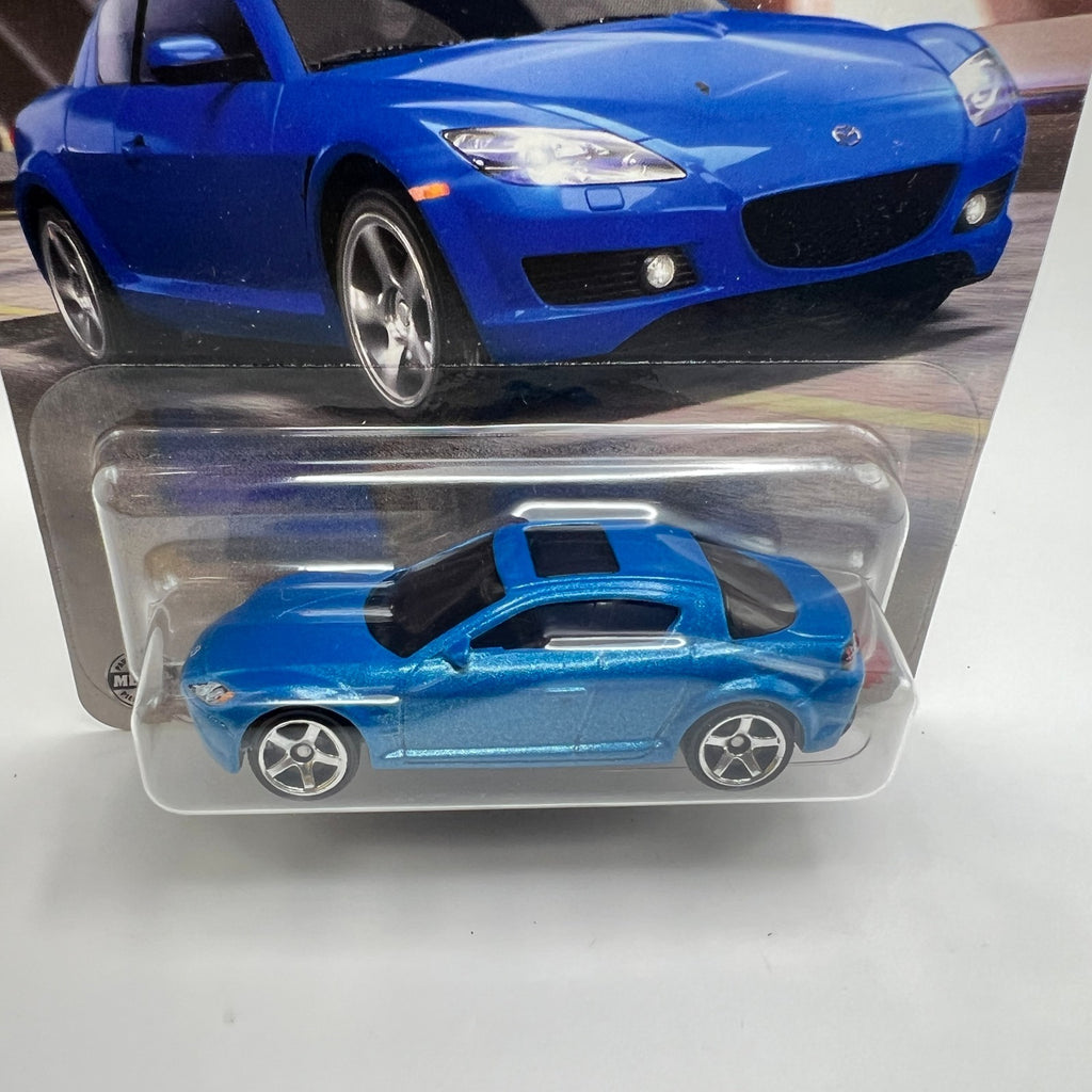 Matchbox 2004 Mazda RX-8 10/125 Blue 1:64 Diecast