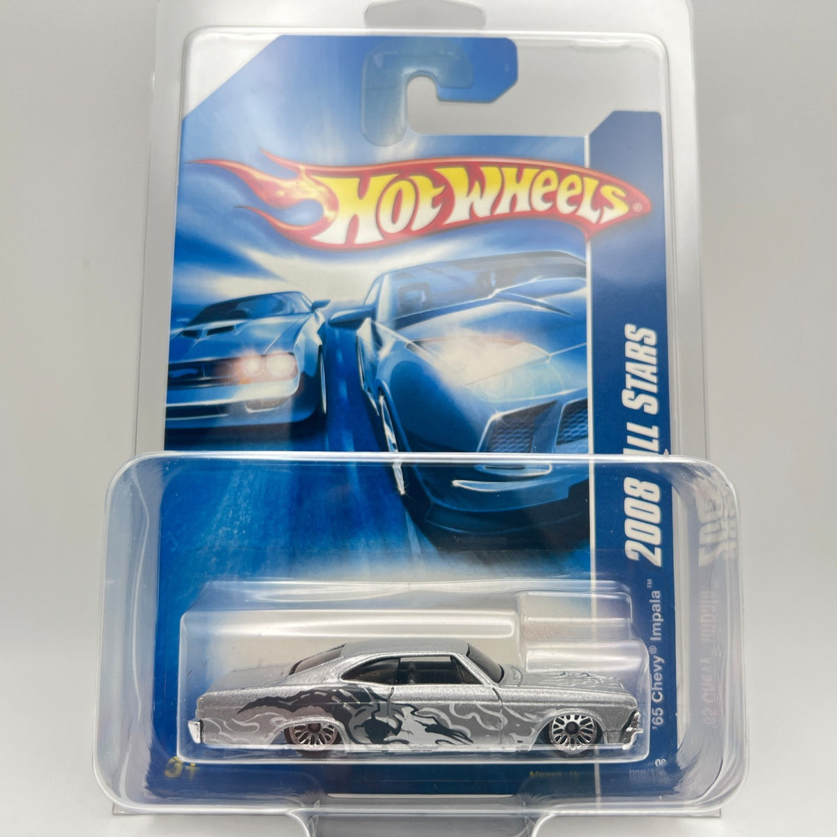 Hot Wheels '65 Chevy Impala Silver 2008 All Stars 058/196 The Vault