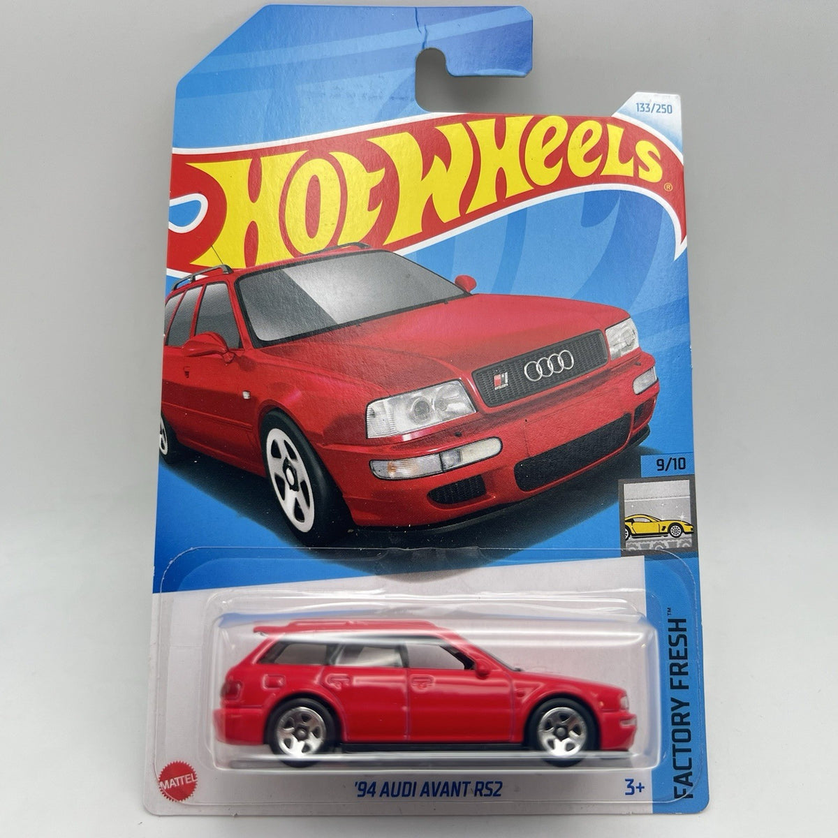 Hot Wheels 3 Diff '94 AUDI AVANT RS2 - Lot Of 3 - Maroon, Red, Blue