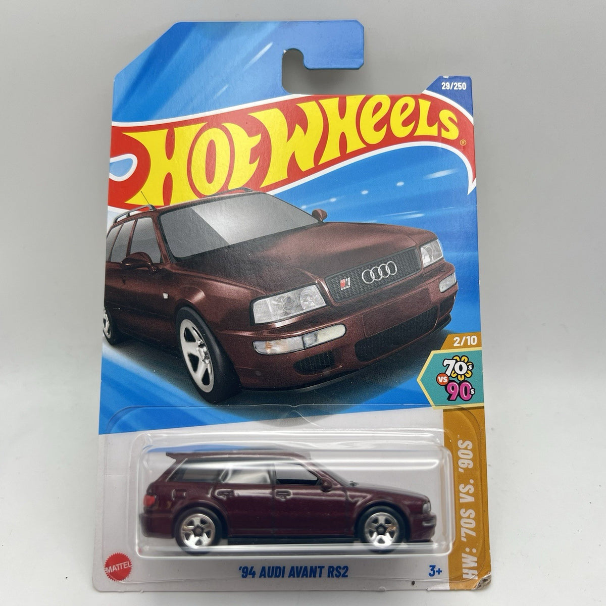 Hot Wheels 3 Diff '94 AUDI AVANT RS2 - Lot Of 3 - Blue, Teal, Maroon