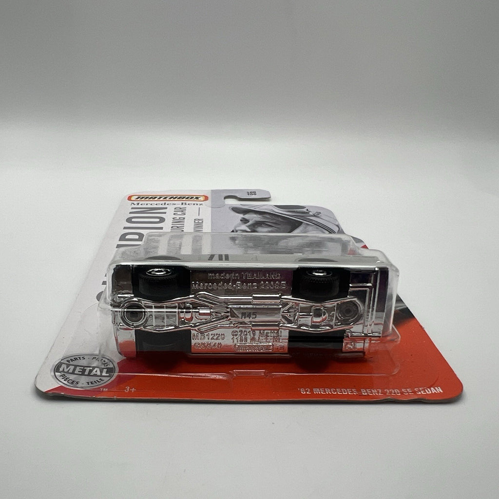 Matchbox Cars '62 Mercades-Benz 200 SE Sedan 1st Female Champion Ewy Rosqvist
