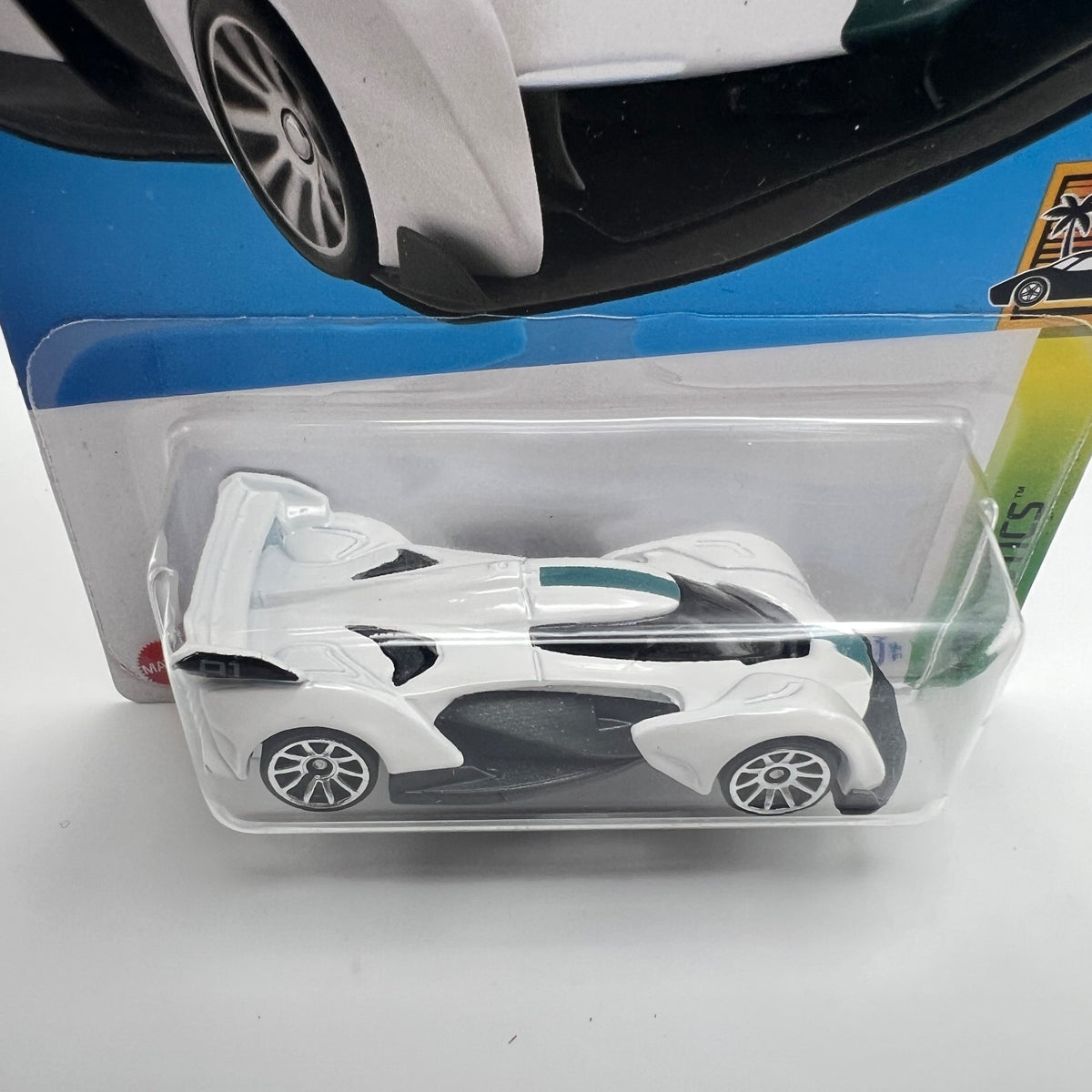 Hot Wheels McLaren Solus GT White 250/250 HW Exotics 10/10 2023 Mainline