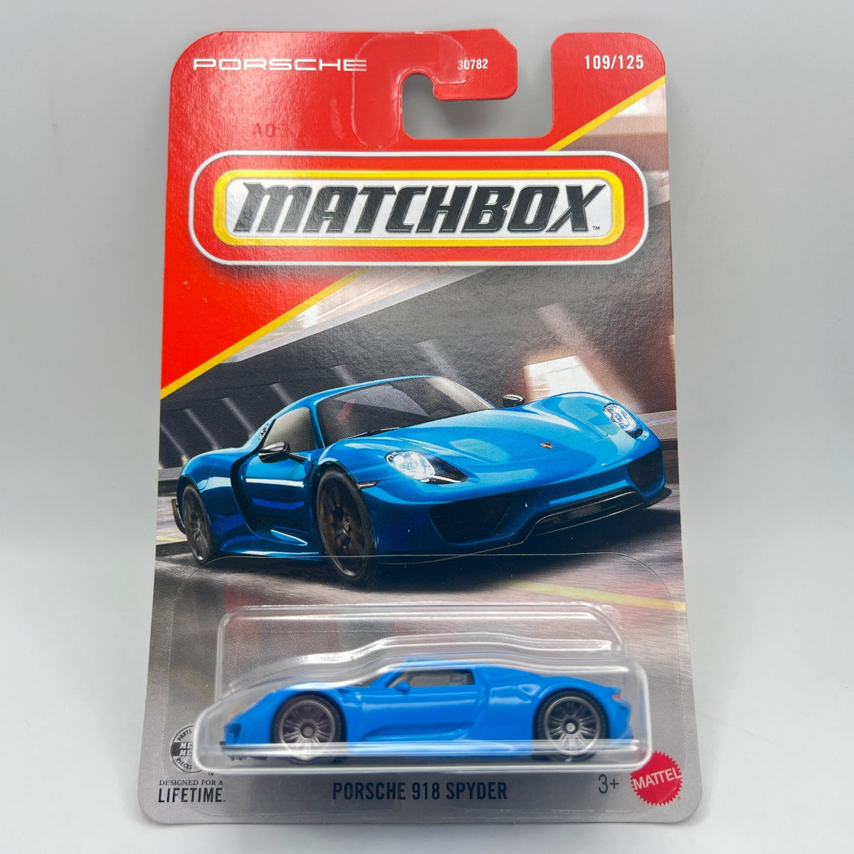 Matchbox Porsche 918 Spyder Light Blue 109/125 2026 Mainline