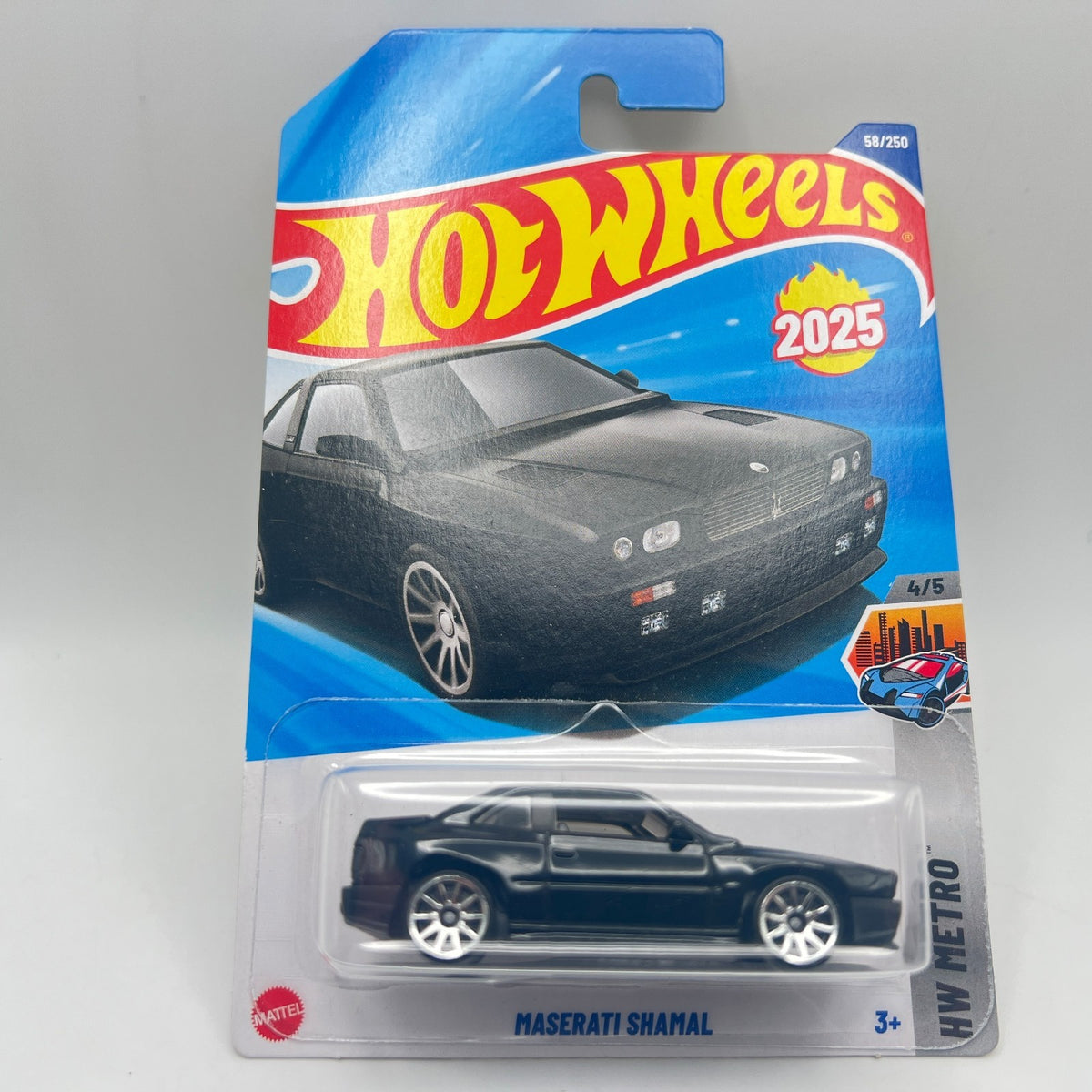 Hot Wheels Maserati Shamal Black 58/250 HW Metro 4/5