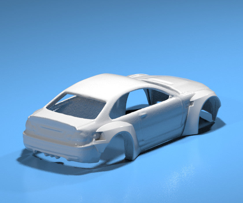 Wide Body Fenders For Hot Wheels BMW E46 - Resin - 3d Printed