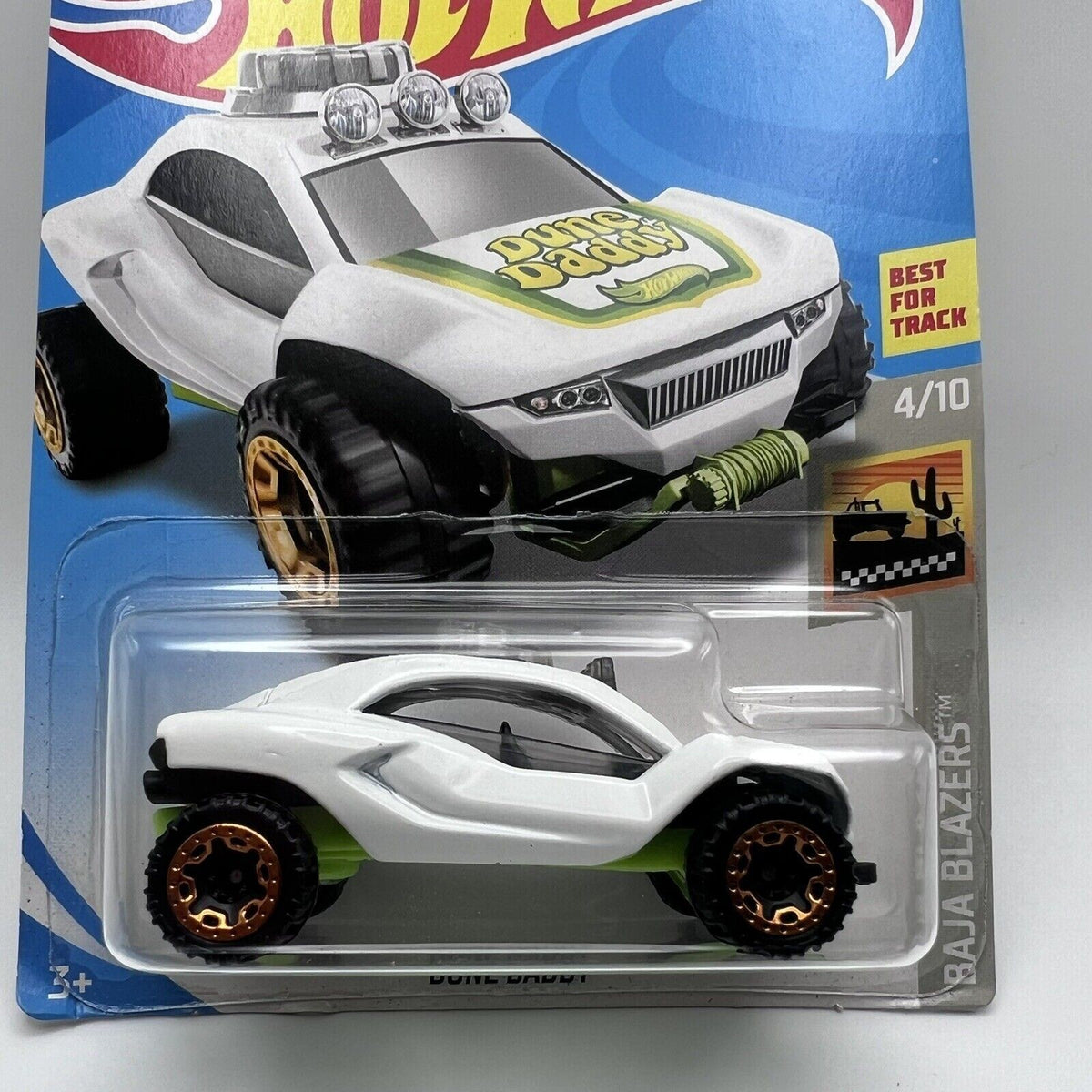 Hot Wheels 90/250 2019 Baja Blazers: Dune Daddy White 4/10