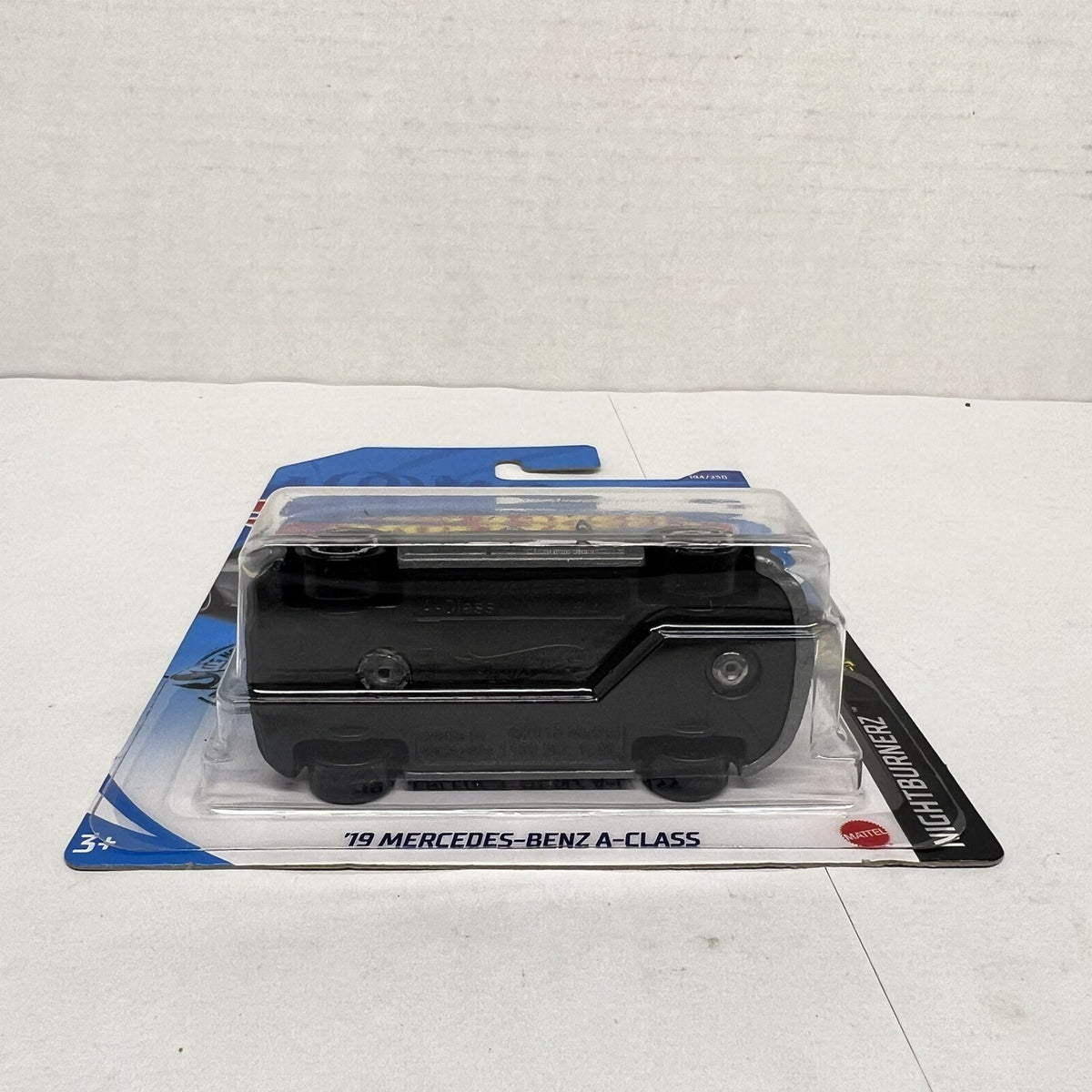 Hot Wheels 5/10 Nightburnerz '19 Mercedes-Benz A-Class gray #194 diecast 1:64