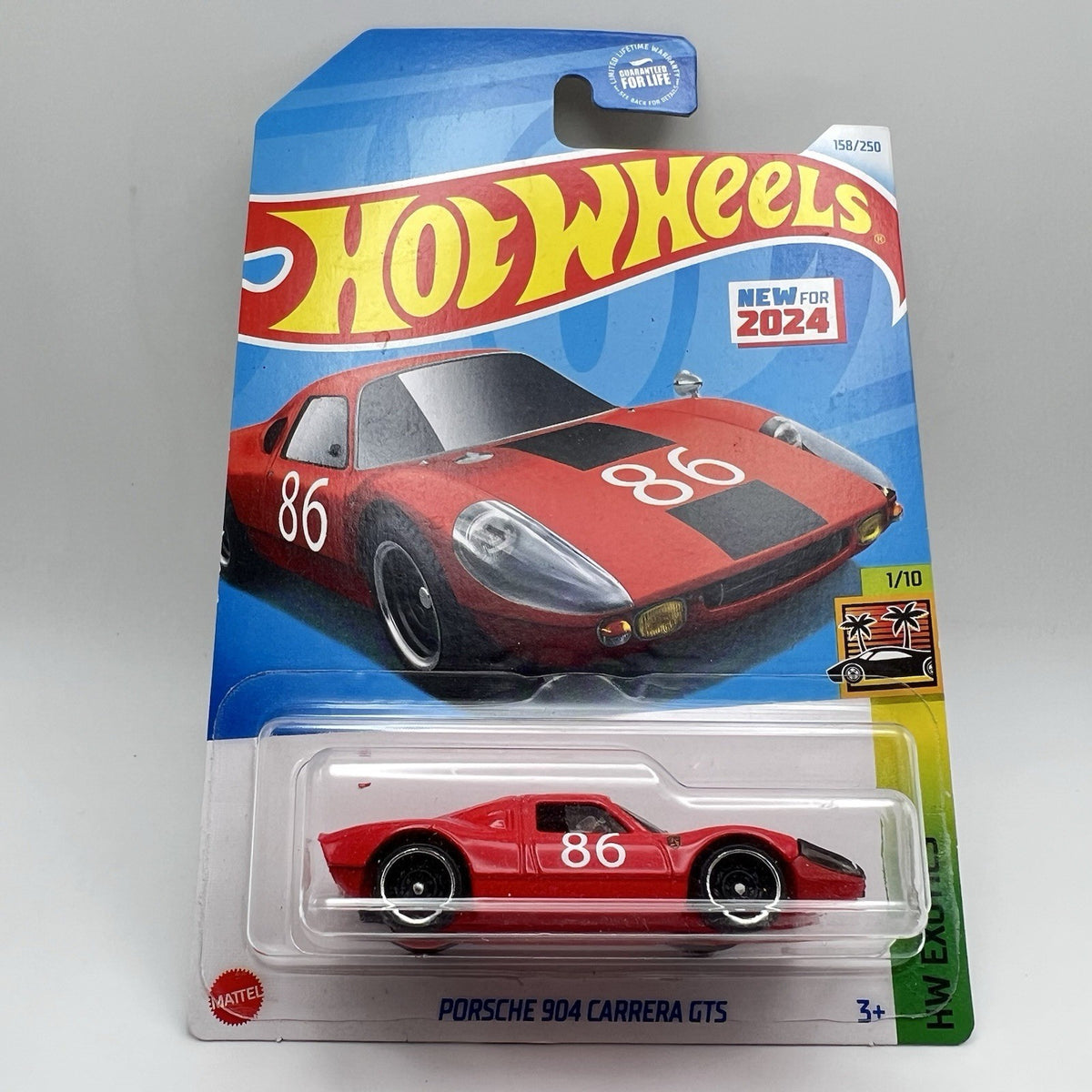 Hot Wheels Porsche 904 Carrera GTS HW Exotics 1:64 Red Diecast 2024