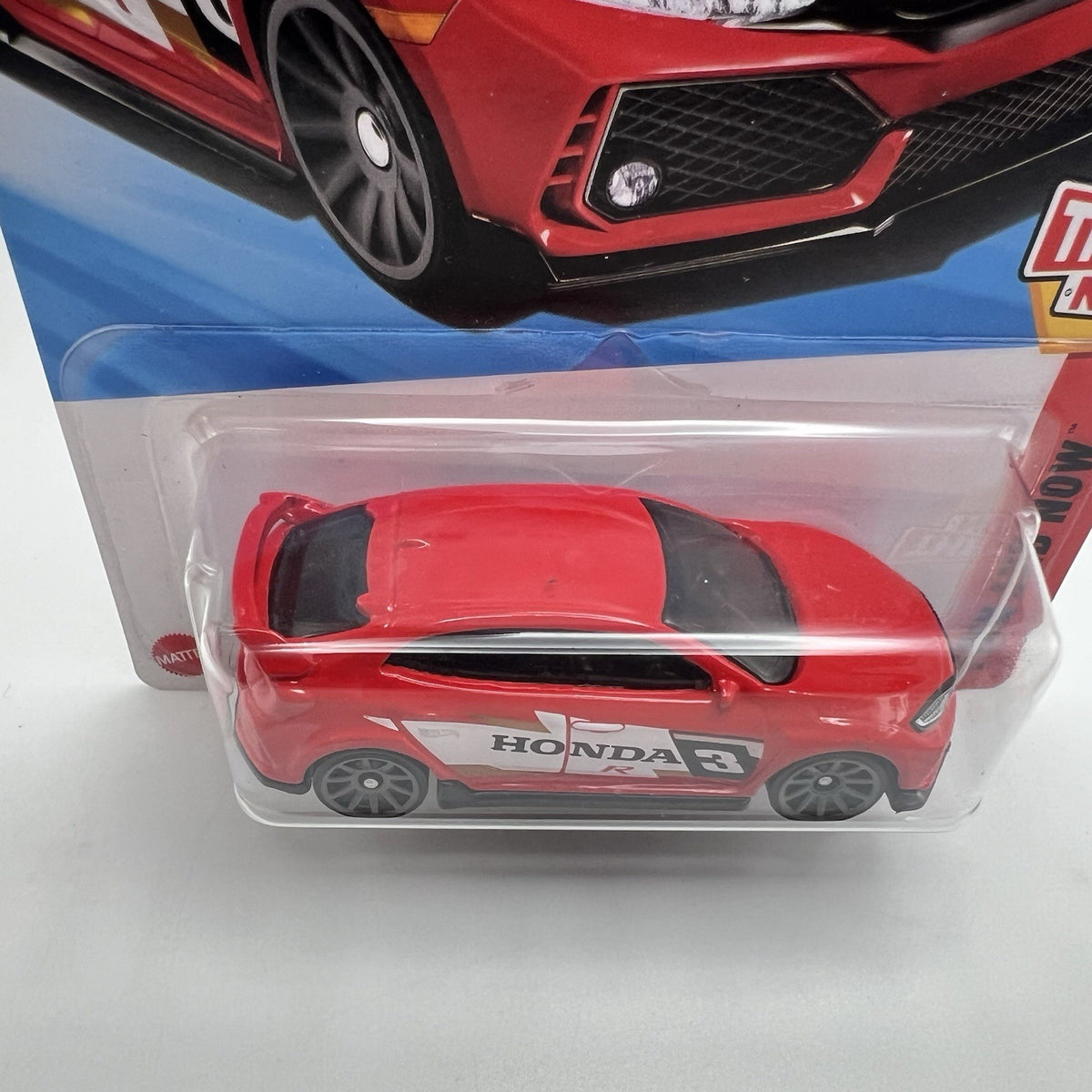 2025 Hot Wheels Red 2018 Honda Civic Type R 123/250 Then And Now 3/10
