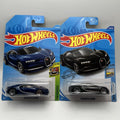 Hot Wheels '16 Bugatti Chiron Lot of (2) Blue/Black New!!!!!