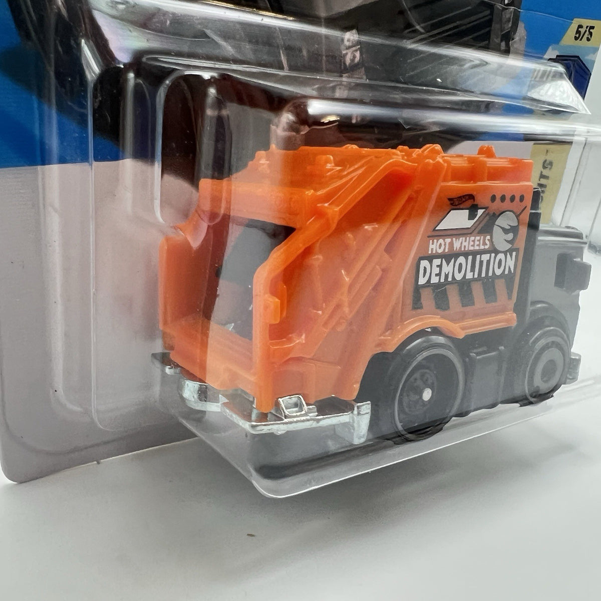 Hot Wheels Total Disposal Orange Gray Diecast Garbage Truck Treasure Hunt 2026